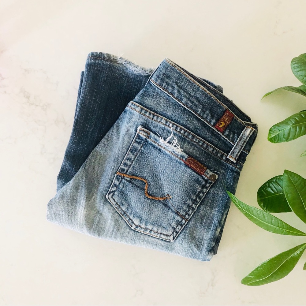7 For All Mankind Bootcut Jeans Sz 25